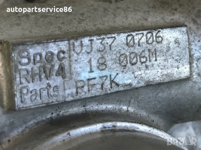 Турбокомпресор за двигател Тип: RF7K, VJ37, 18006M, RF5C за Mazda 5 2.0D (2007), снимка 2 - Части - 53713583