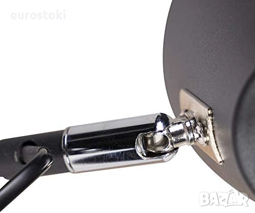 Qazqa - Стенна лампа с ретро дизайн, черна, 2 крушки, регулируема - Lune I, хол I, спалня - стоманен, снимка 5 - Лампи за стена - 52031311