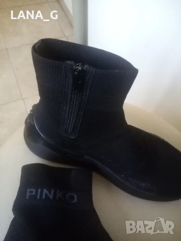 pinko дамски боти тип чорап , снимка 3 - Маратонки - 53666336