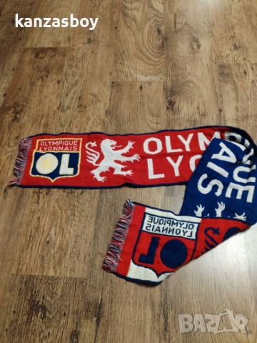 olympique lyonnais vintage - ретро футболен шал 100% оригинал много добро състояние, снимка 4 - Други - 52806091
