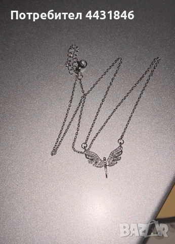 Сребърно колие феникс, снимка 2 - Колиета, медальони, синджири - 53586296