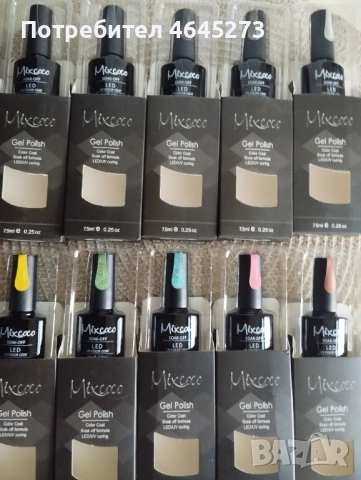 Гел лак за нокти Mixcoco UV/LED, снимка 6 - Продукти за маникюр - 52366079