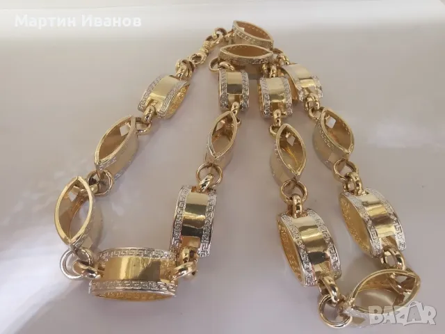 Златен синджир бадем , снимка 5 - Колиета, медальони, синджири - 50210328