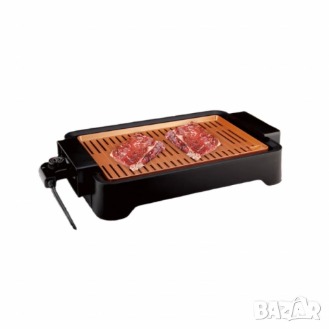 Скара Voltz OV51015L, 1500W, 37x24 см, Бездимна, Незалепващо покритие, Черен, снимка 3 - Друга електроника - 52137533