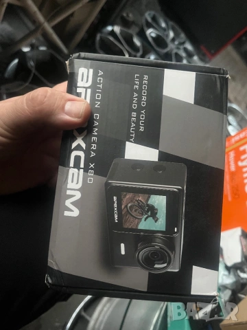 Екшън камера Apexcam X80, 24MP, 4K, EIS сензорен екран, спортна камера 24MP, водоустойчива подводна, снимка 6 - Камери - 53387626