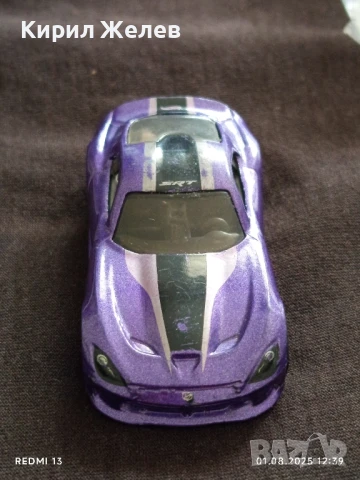 Спортен модел метална количка VIPER Made in Malaysia за КОЛЕКЦИЯ ДЕКОРАЦИЯ 25988, снимка 2 - Колекции - 51215249