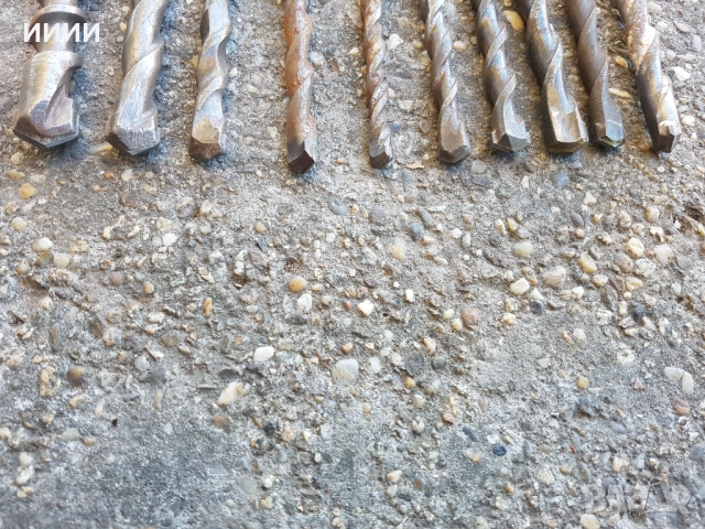 Свредло за бетон 10 бр SDS plus, снимка 2 - Други инструменти - 52262253