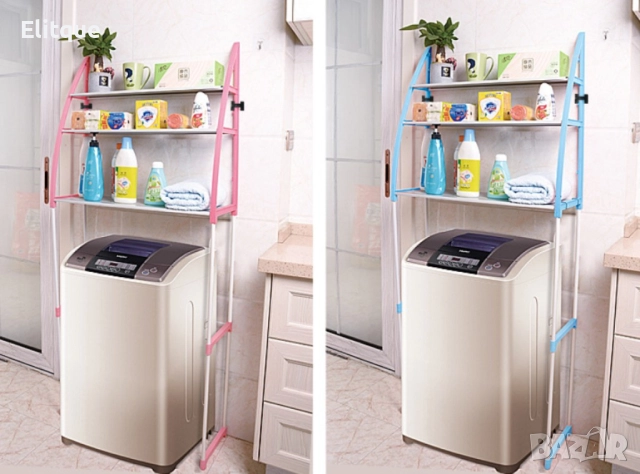 Метална етажерка за над пералнята с три рафтаж - вар. за над пералня - СИН ЦВЯТ САМО! ПРОМОЦИЯ, снимка 5 - Други стоки за дома - 52902123