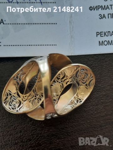  Намаление !Продавам  нов дамски златен пръстен-уникат.  85  лв. за грам -14кт  6.47 гр.-  550лв , , снимка 5 - Пръстени - 41930199