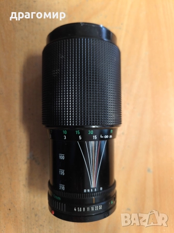 CANON ZOOM LENS FD 70-210 mm 1:4, снимка 2 - Обективи и филтри - 52558420