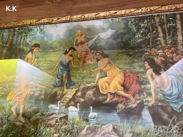 Големи Картини в дървени рамки, снимка 2 - Картини - 54034396