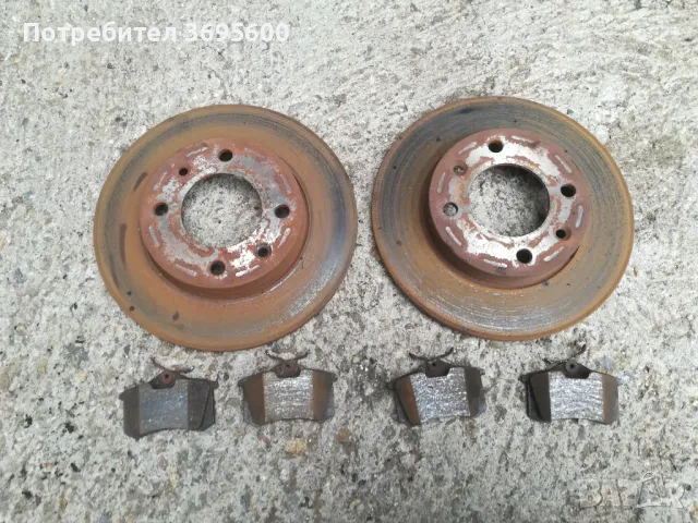 Peugeot Пежо 307 задни спирачни дискове накладки