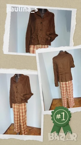 Два различни броя / Винтидж Комплект / Ленен и Дънков комплект, снимка 2 - Сака - 15645216