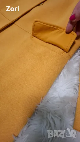 Удължено жълто сако, снимка 2 - Сака - 49747225