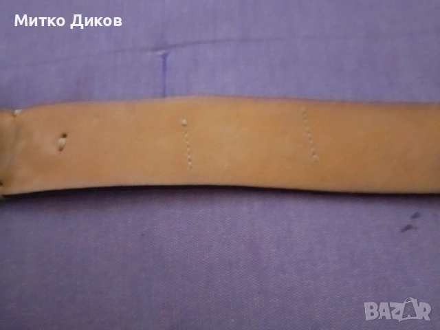 La Martina оригинален колан естествена кожа с масивна метална тока 107 см на 4 см, снимка 8 - Колани - 54244660