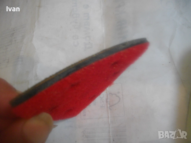 90х90х90мм нова диамантена делта велкро триъгълна приставка самозалепваща се за виброшлайф реноватор, снимка 11 - Други инструменти - 51555795