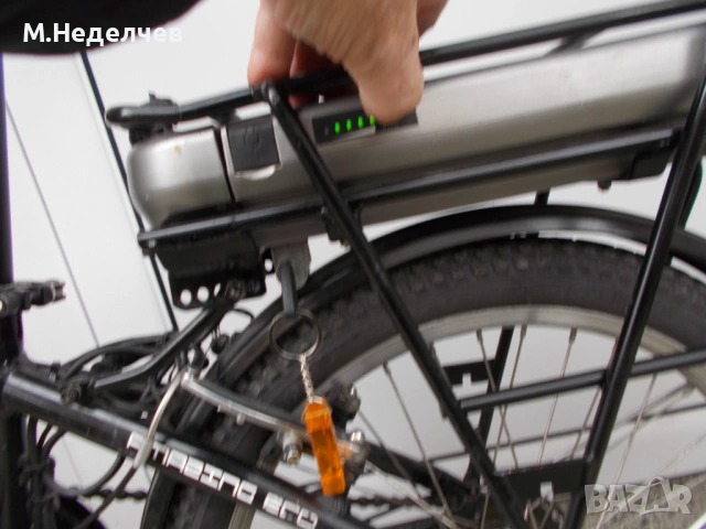 Електрически сгъваем 20" велосипед, снимка 4 - Велосипеди - 54006596