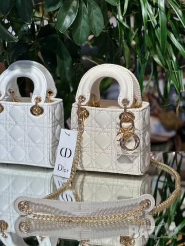 мини чанти lady 11x12cm christian dior, снимка 4 - Чанти - 51427054