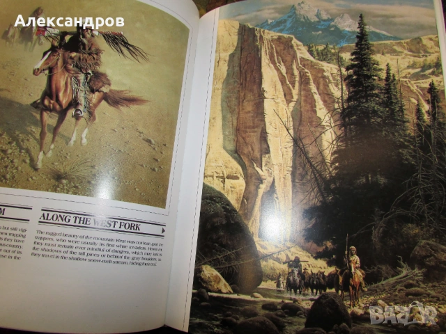 Книга с рисунки на индиански сцени The art of Frank C. McCarthy, снимка 7 - Енциклопедии, справочници - 53999440