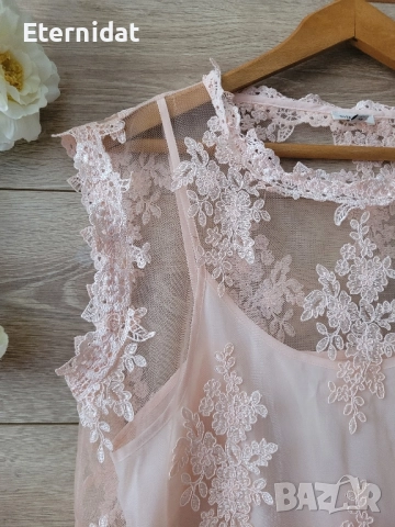 Нова блузка дантела RIVER ISLAND , снимка 3 - Тениски - 51795838