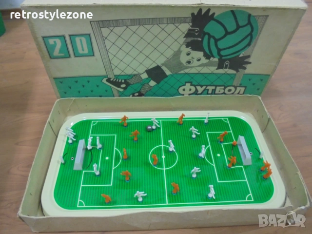 № 8532 Стара руска ламаринена игра „Футбол“ – СССР - колекционерска находка   , снимка 6 - Други ценни предмети - 53880032