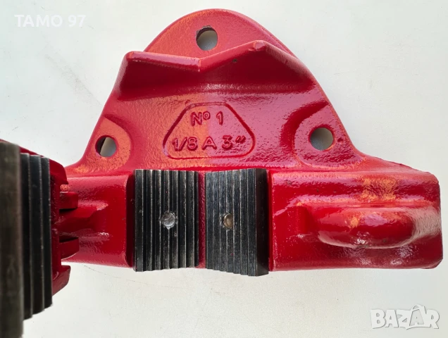 Virax № 1 - Тръбно менгеме 1/8" - 3" като ново!, снимка 3 - Менгемета - 50813031