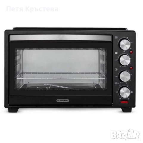 Компактна печка Termomax – фурна + два керамични котлона в едно, снимка 2 - Печки, фурни - 52471365