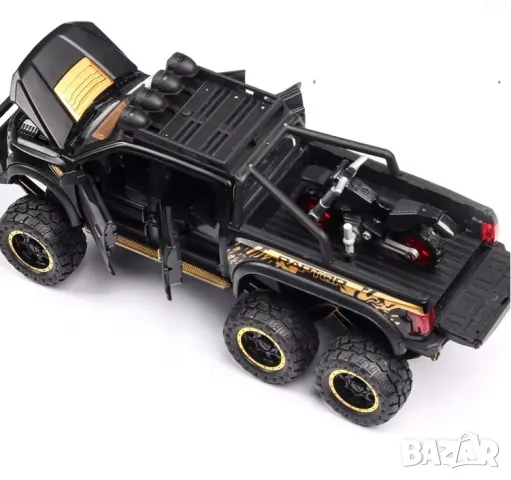 Метална кола макет 1:24 на Ford Raptor  играчка за момче, снимка 5 - Коли, камиони, мотори, писти - 48507016