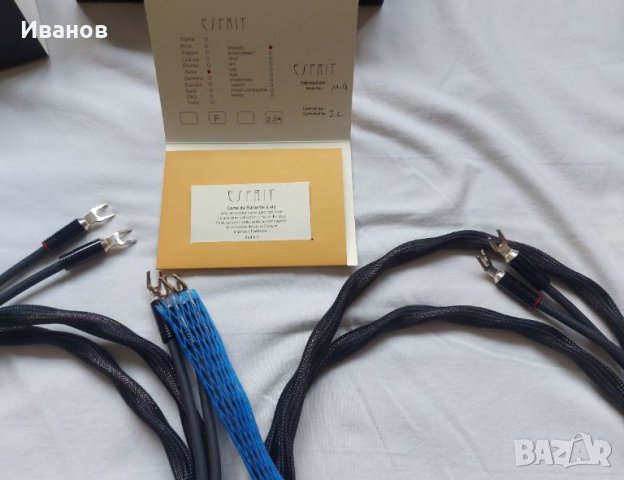 Esprit Aura G9 Speaker Cables - 2x2.5m, снимка 4 - Други - 45733930