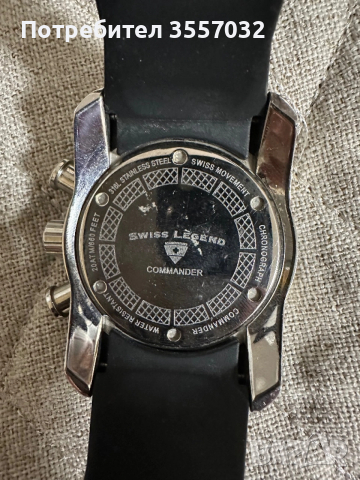 Часовник Swiss Legend Commander Chronograph, снимка 3 - Мъжки - 53292776