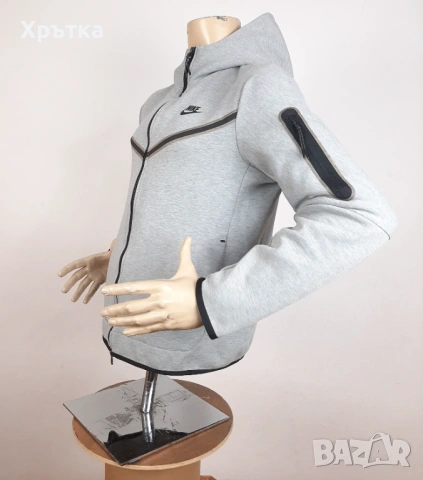 Nike Tech Fleece Windrunner - Оригинално мъжко горнище размер M, снимка 4 - Спортни дрехи, екипи - 53462846