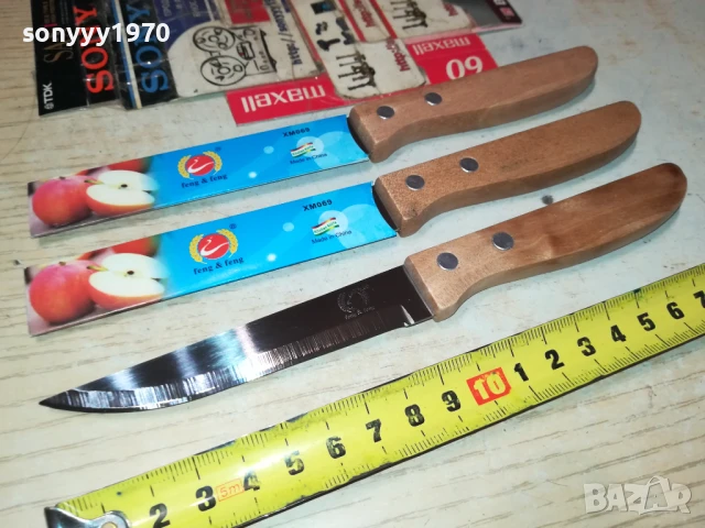 ТРИ ОСТРИ НОЖА ЗА 15ЛВ 2007250840, снимка 4 - Ножове - 51078495