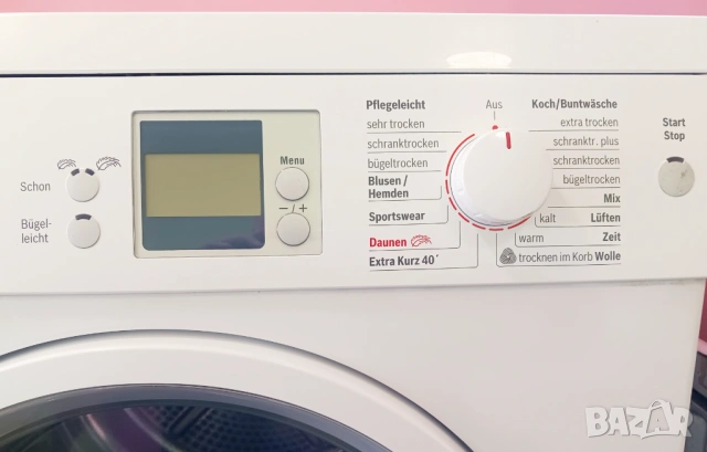 Кондезаторна сушилня BOSCH Logixx 8 - 8 кг, снимка 3 - Сушилни - 54189317