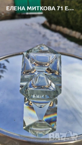 Елегантна ваза от кристал Мурано, снимка 15 - Вази - 53557106
