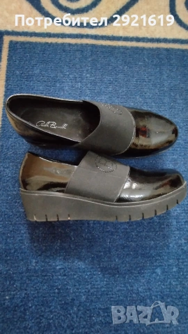 Черни дамски обувки, снимка 2 - Дамски ежедневни обувки - 54280517