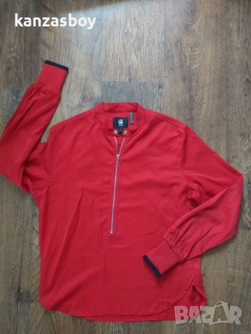 g-star core zip shirt wmn ls - страхотна дамска риза КАТО НОВА С, снимка 4 - Ризи - 46552779