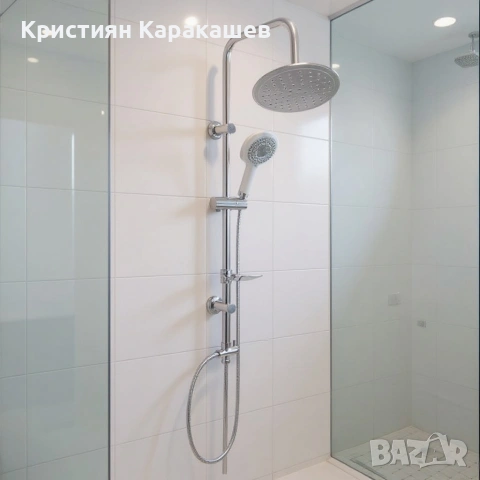 Душ система с тръбно окачване NOVA Master - White, снимка 2 - Душове - 53875927