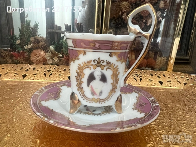 Двоен сет ръчна изработка, снимка 4 - Антикварни и старинни предмети - 53076480