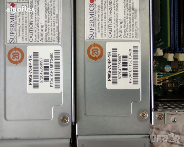 Сървър Supermicro C116 1U X10SRH-CF E5-2683v3 32GB DDR4 SAS9300-8i 14SFF, снимка 6 - Работни компютри - 46590000