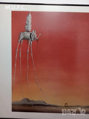 Салвадор Дали.52см на 62см.Уникална., снимка 12 - Картини - 52490474