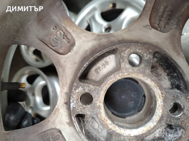4БР.Алуминиеви джанти 14ки 4x100 6j et38 за VW,SEAT,TOYOTA,MAZDA, снимка 6 - Гуми и джанти - 49971538