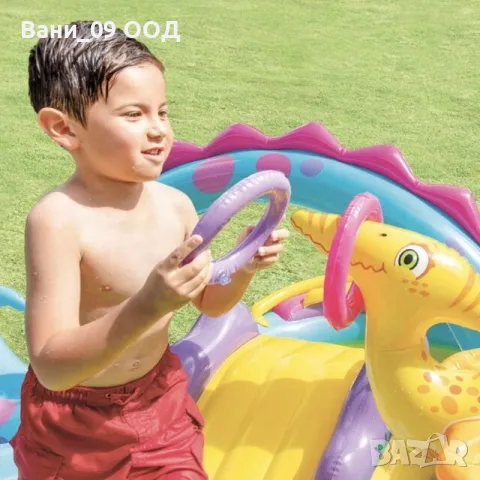 Детски басейн Intex Dinoland, снимка 5 - Басейни и аксесоари - 50415869