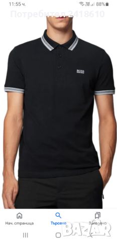 Hugo Boss Paddy Pique Cotton Regular Fit Mens Size 3XL ОРИГИНАЛНА Тениска!, снимка 1 - Тениски - 46480225