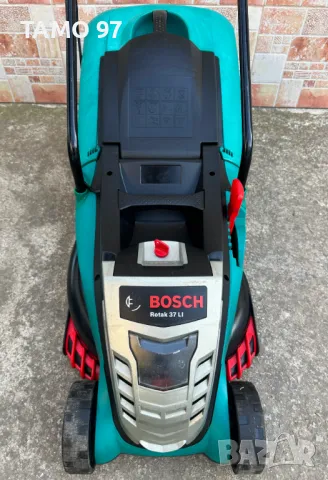 BOSCH Rotak 37 Li Powerdrive Li+ - Акумулаторна косачка 36V, снимка 4 - Градинска техника - 46971576