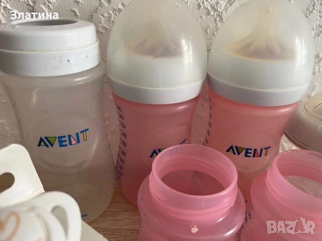 Шишета и нагревател Avent, снимка 2 - Прибори, съдове, шишета и биберони - 53891745