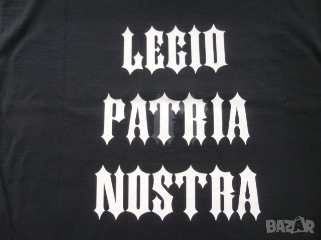  Нова черна тениска с къс ръкав -фланелка с щампа., снимка 3 - Тениски - 52590359