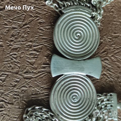 Сребърна гривна (262), снимка 4 - Гривни - 45253876