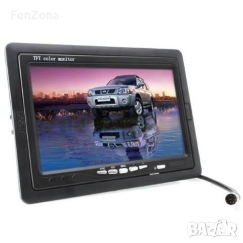 Монитор за кола с 7 инча LCD дисплей,   HD 800 x 480 p и 2 AV изхода PK LCD2, снимка 9 - Други - 53948770