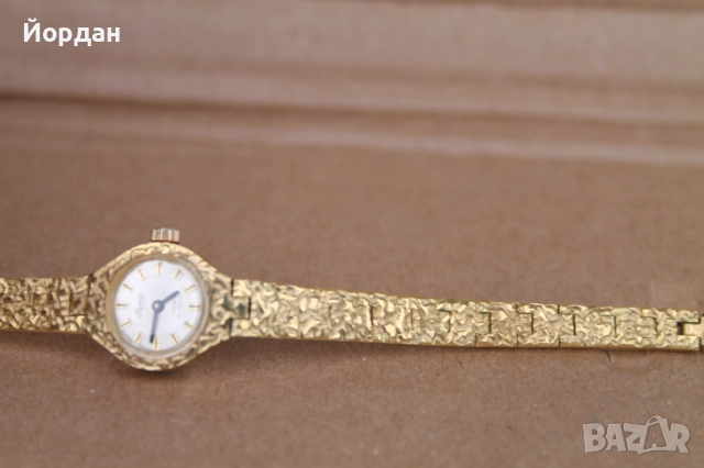 Швейцарски позлатен дамски часовник 'Reno'  /17 камъка/, снимка 9 - Дамски - 51811131