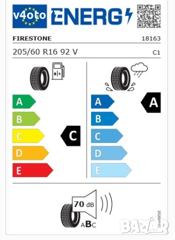  4 бр. летни гуми FIRESTONE, модел ROADHAWK  205/60 R16  92H DOT23, снимка 5 - Гуми и джанти - 53721454